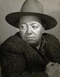 Diego Rivera in Pensive Mood
