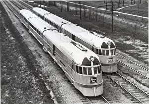 Power Lines Prints: Diesel-Propelled Trains