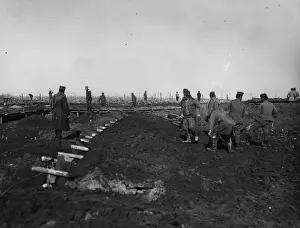 Army Battle Prints: Digging Trenches