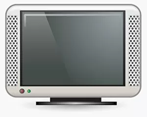 Images Dated 11th May 2010: Digital illustration of flat screen television