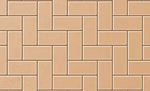 Paving Stone Prints: Digital illustration showing square herringbone pavers