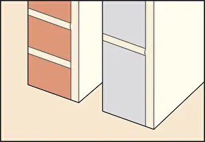 Choice Prints: Digital Illustration of solid masonry and cellular block wall material