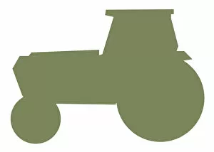 Images Dated 17th April 2009: Digital illustration of tractor