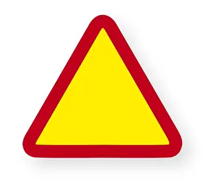 Road Sign Prints: Digital illustration of warning sign