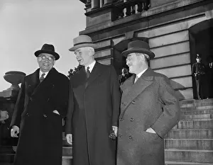 Ambassador Prints: Dignitaries Leaving The State Department