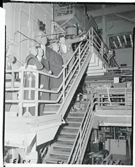 Dignitaries Visiting a Reactor