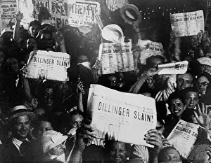 Huty38029 Prints: Dillinger Slain!