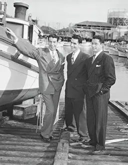 Wharf Prints: The Three Dimaggio Brothers At Wharf