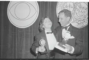 Dinah Manoff and David Rounds at Tony Awards Ceremonies