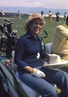 Dinah Shore Playing Golf