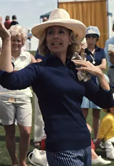 7 12 17 Shore Prints: Dinah Shore Playing Golf