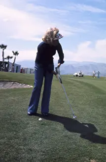 7 12 17 Shore Prints: Dinah Shore Playing Golf