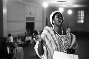 Dinah Washington Sings At A Church Service