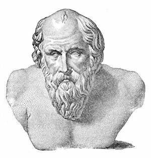 Athens Greece Gallery: Diogenes engraving 1894