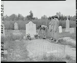 Marie Dionne Prints: Dionne Sisters at Emilie's Grave