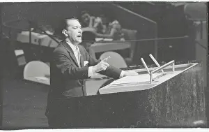Diplomat Addressing United Nations