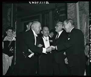 Warren R Prints: UN Diplomats Socializing at UN Ball