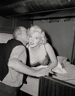 Screenwriter Prints: Director Billy Wilder Giving Advice to Marilyn Monroe