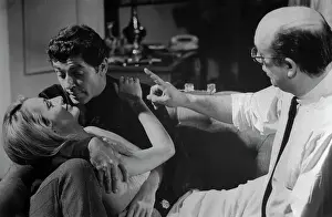 Director Instructing Kissing Couple