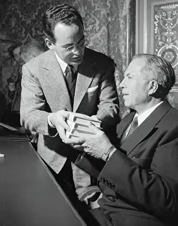 Directors King Vidor and Dino De Laurentis