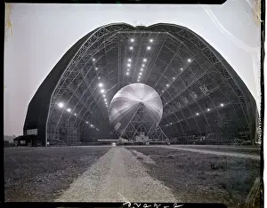Landing Prints: Dirigible Macon Lands in Field