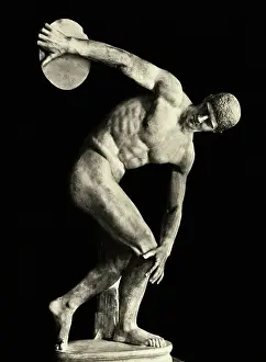 Discobolus statue attributed to Myron
