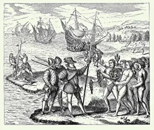 Native Americans Prints: Discover of America