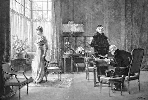 Daughters Prints: Discovered love letters, the parents found love letter to their daughter in the desk