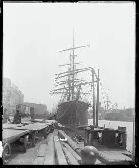 Discovery Docked on Shore
