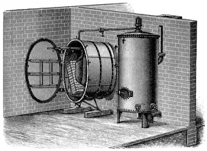 Steel Gallery: Disinfecting Apparatus