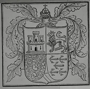 Display of the Arms of Columbus Shield
