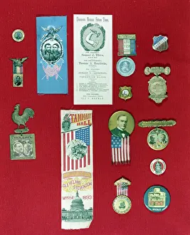 Display of Early Campaign Memorabilia