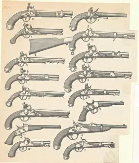 Display of Early Pistols