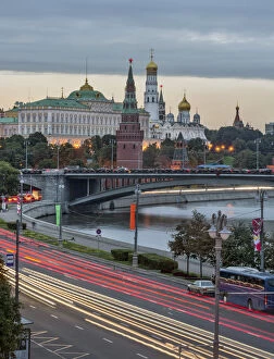 Images Dated 2nd September 2015: Distant view Kremlin Complex in Moscow, Russia