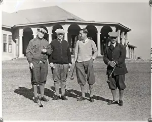 Richards Prints: Four Distinguished Men on Golf Course