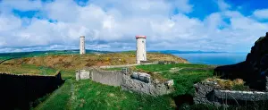 Disused lighthouse, Wicklow Head, Co Wicklow, Ireland