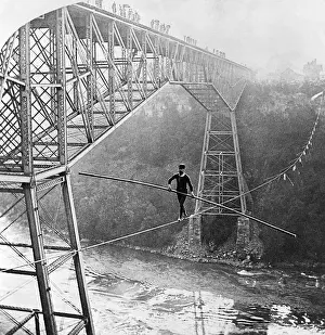 Daredevil Prints: Dixon Crossing Niagara on a Tightrope