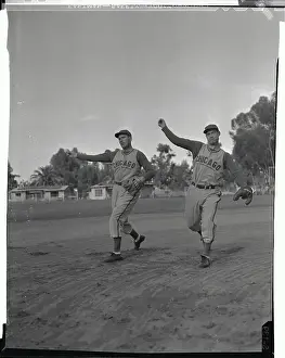 Dizzy Dean and Clay Bryant Warming Up