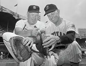 Retiree Prints: Dizzy Dean And Earl Averill Seated