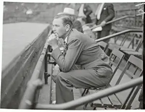 Disappointment Prints: Dizzy Dean Sitting on Bleachers