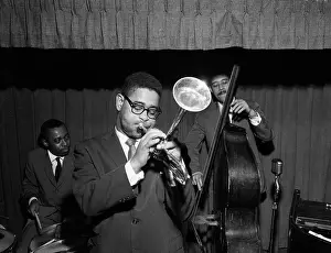 Eyes Closed Prints: Dizzy Gillespie Performing