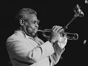 Jazz Prints: Dizzy Gillespie Playing Trumpet