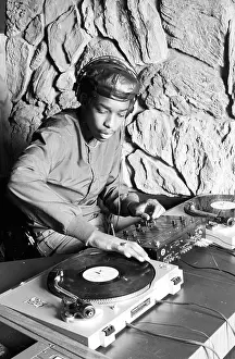 DJ Playing Decks