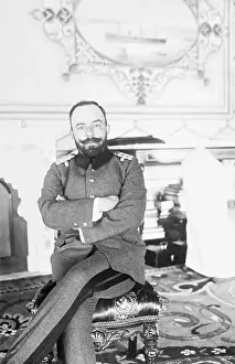 Turkish Prints: Djemal Pasha Posing with Arms Folded