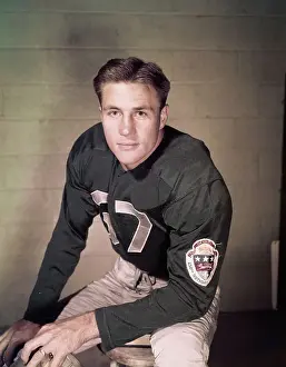 Doak Walker Posing in Uniform