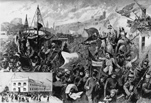 Demonstrations Europe Prints: Dockers Strike