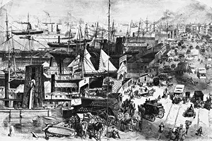 Rolling Prints: Along the Docks, New York City, View From West Street