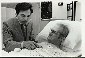 Patient Prints: Doctor Checking Patient's Heartbeat