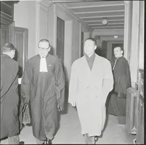 Doctor Maurice Lacour Arriving with His Lawyer