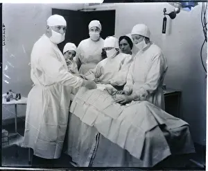 Doctor Performs Abdominal Operation